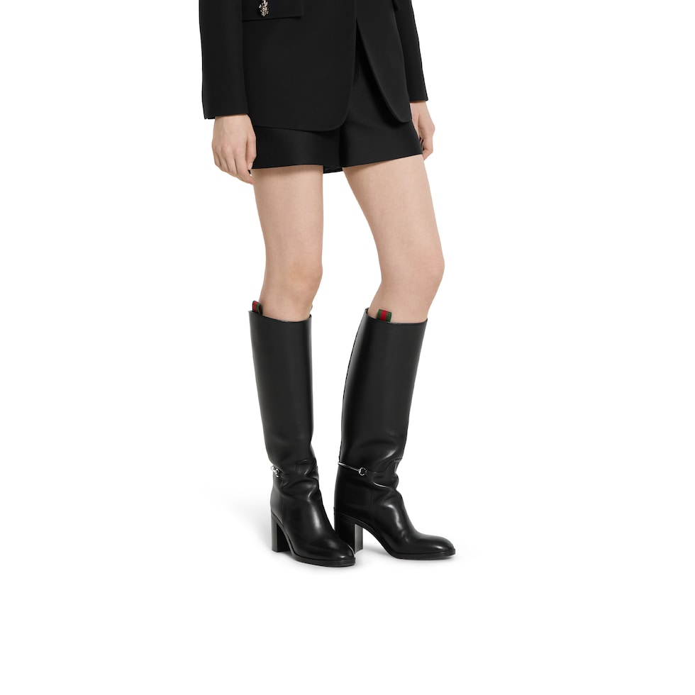 Women's boot with slim Horsebit  