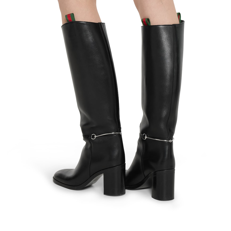 Women's boot with slim Horsebit  
