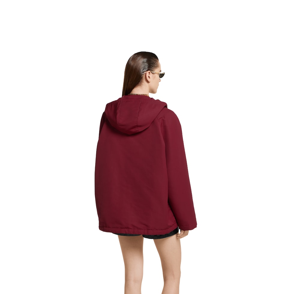 Veste à capuche en tissu avec logo