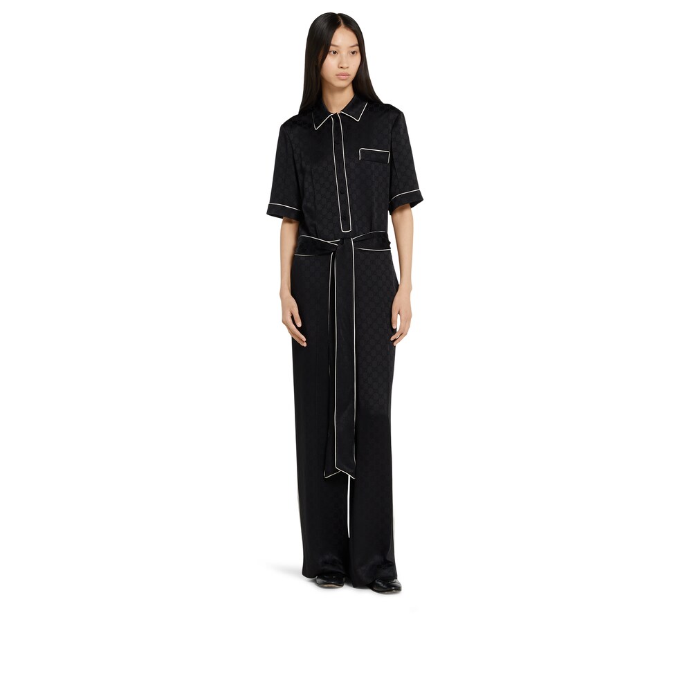 Jumpsuit aus GG Satin