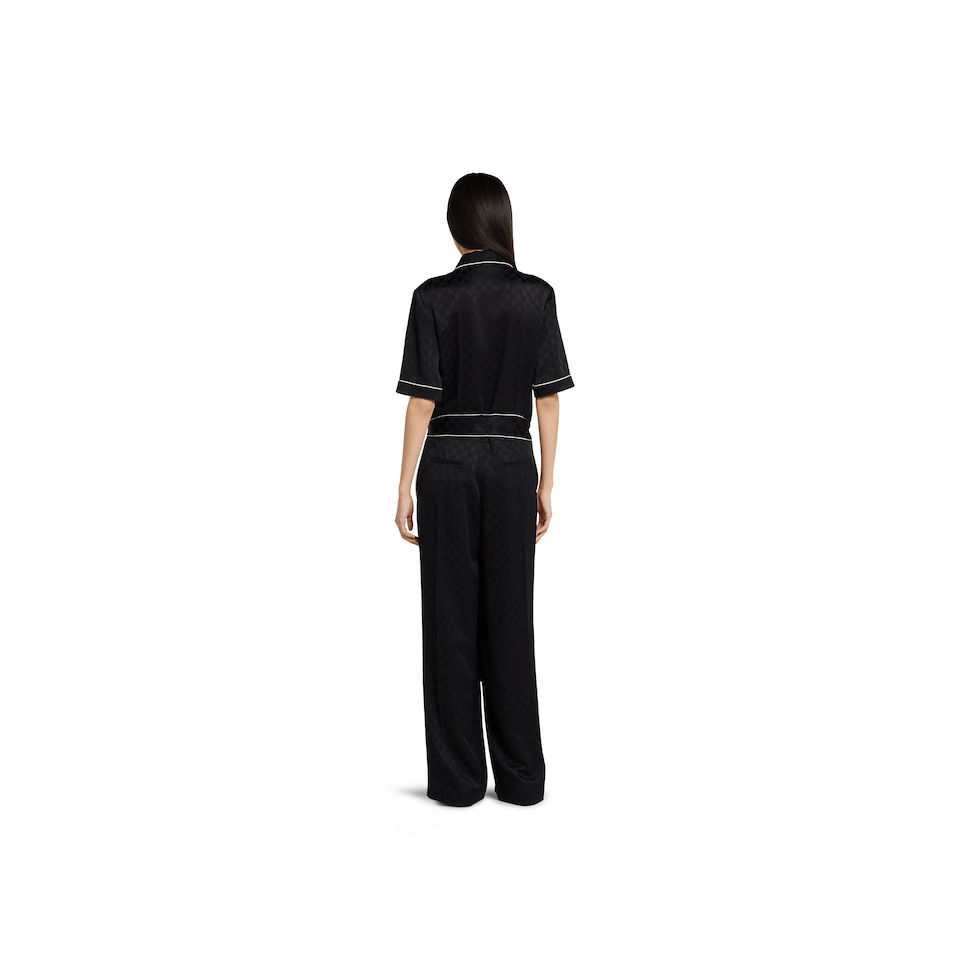 Jumpsuit aus GG Satin