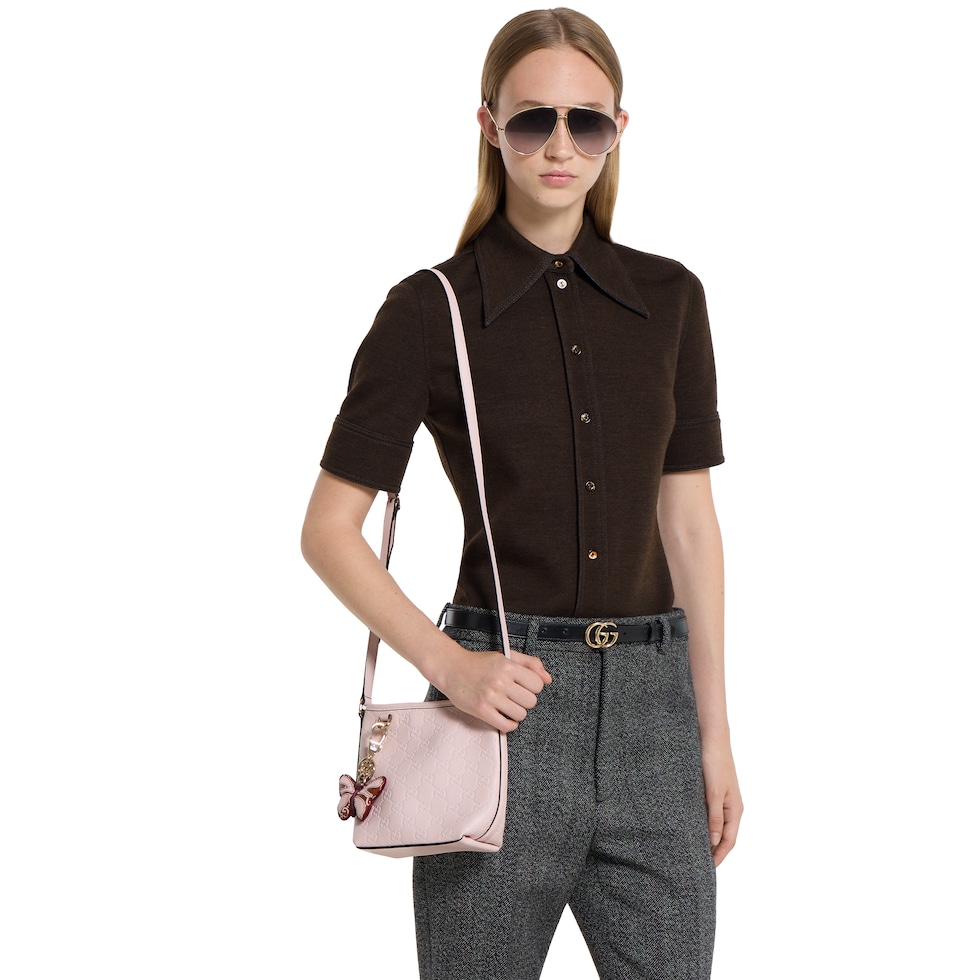 GG Emblem nano bucket bag