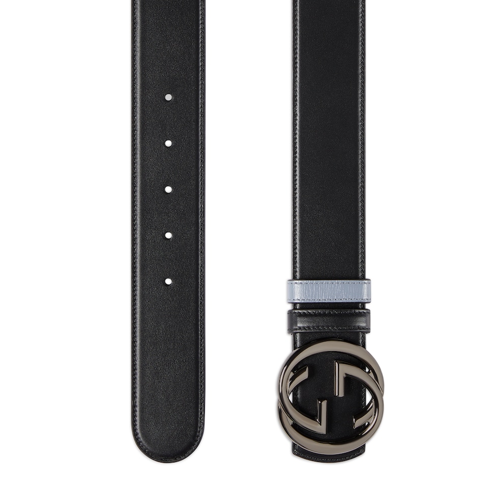 Reversible belt with Interlocking G buckle