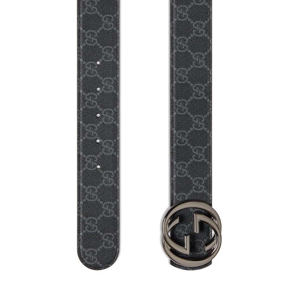 Reversible belt with Interlocking G buckle