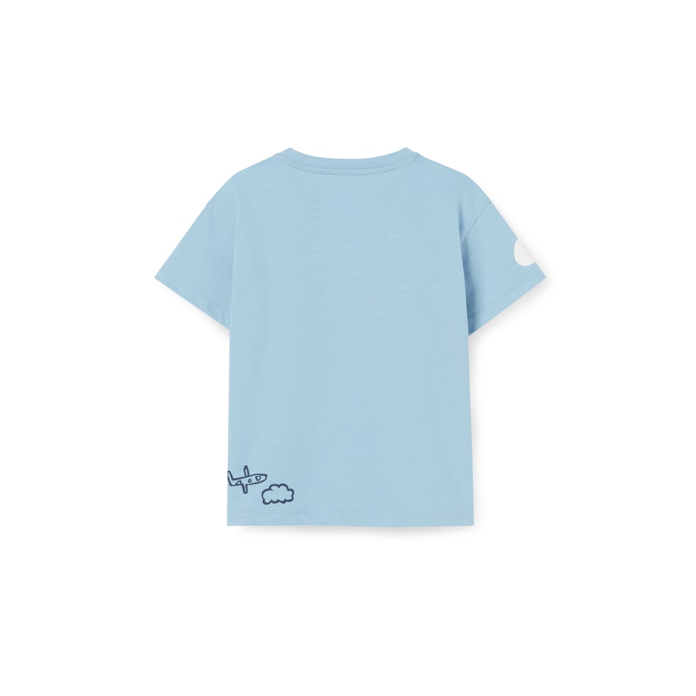 تي شيرت من القطن للأطفال الرضّع مع طبعة