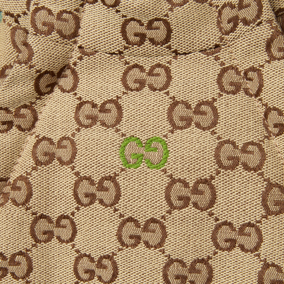 Cappotto neonato in tessuto GG imbottito