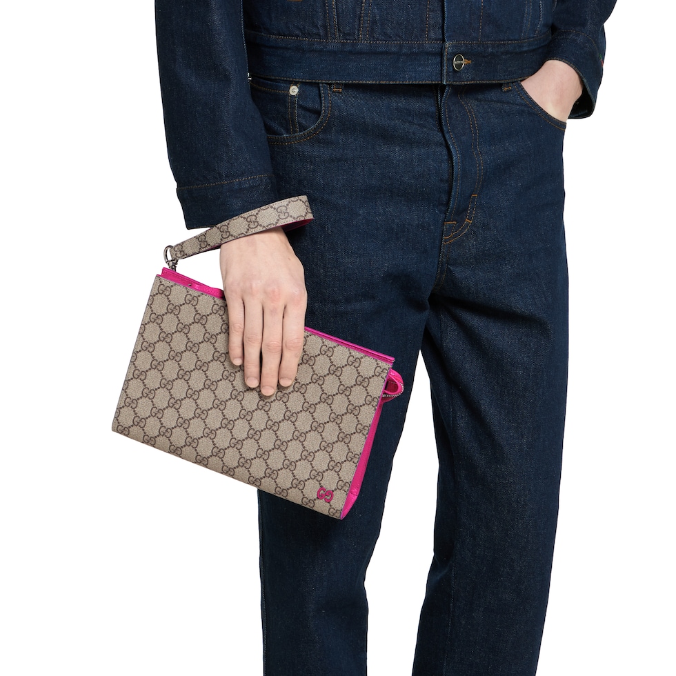 Bi-color small pouch