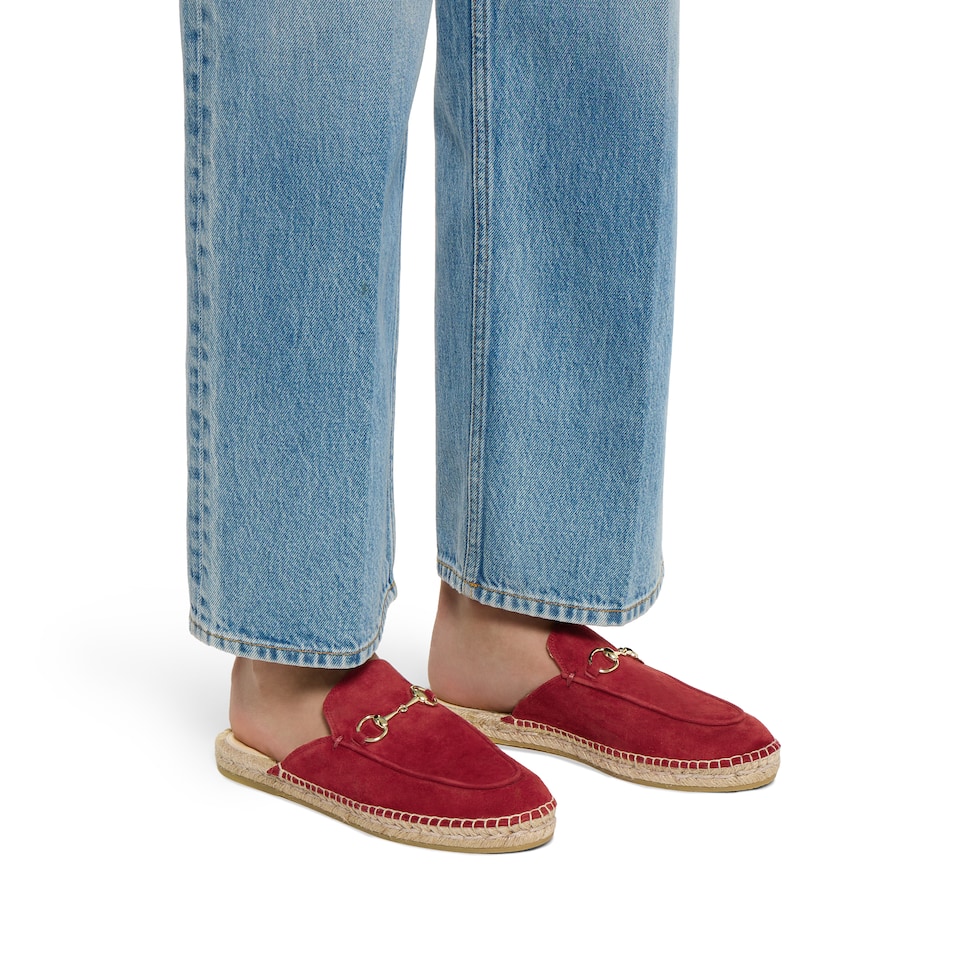 Women's espadrille mule with Horsebit