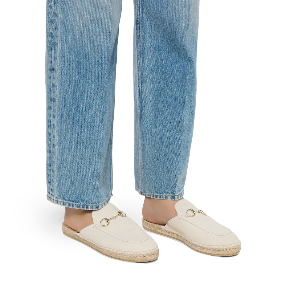 Women's espadrille mule with Horsebit
