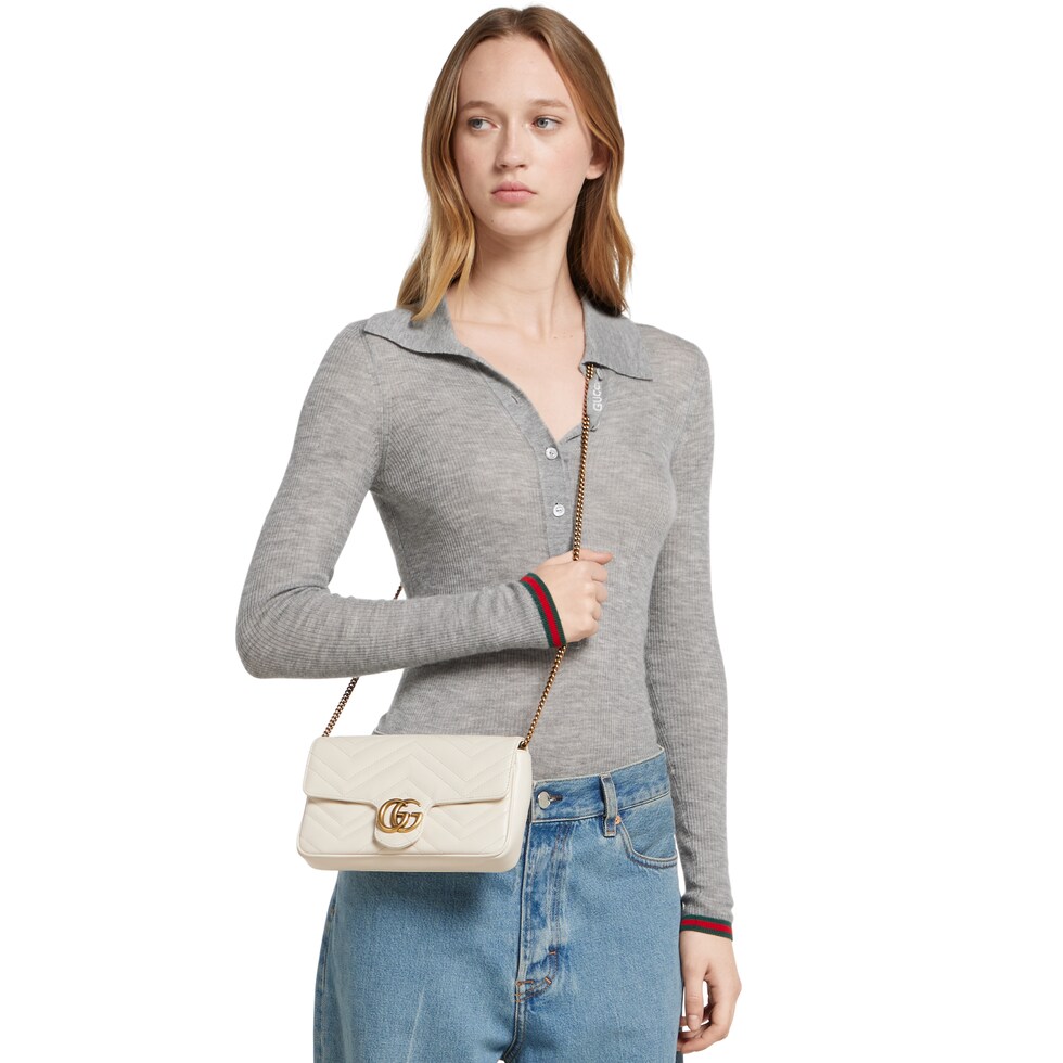 Bolsa pequeña para el hombro GG Marmont