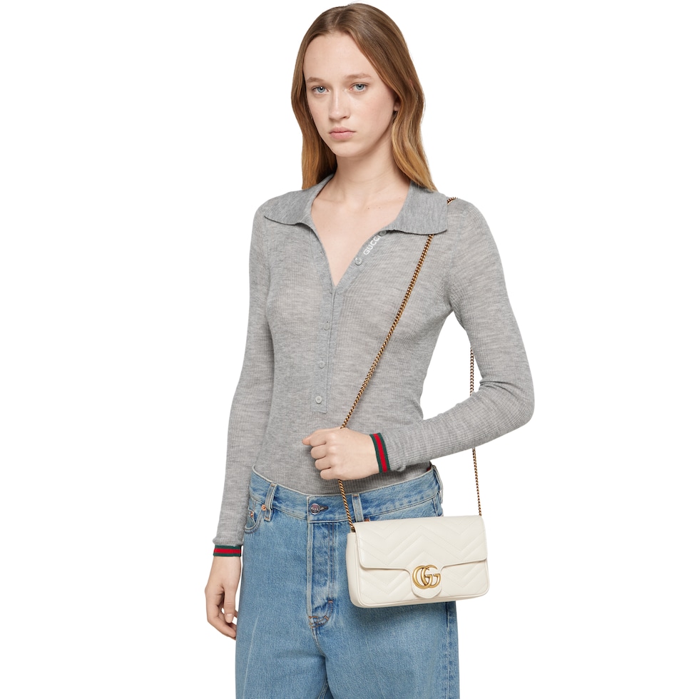 Bolsa pequeña para el hombro GG Marmont
