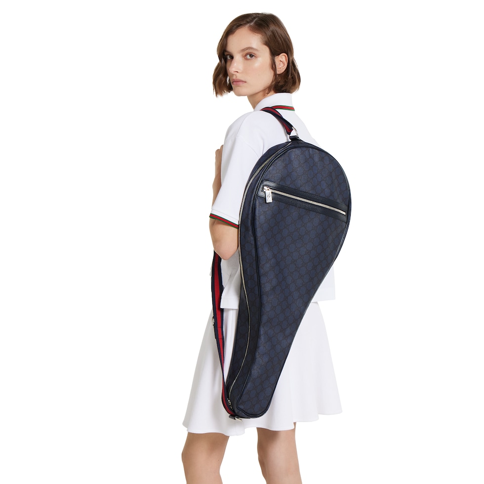 Tennis racket case with Web