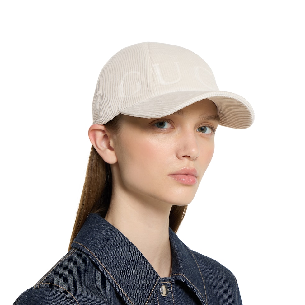 Corduroy baseball hat