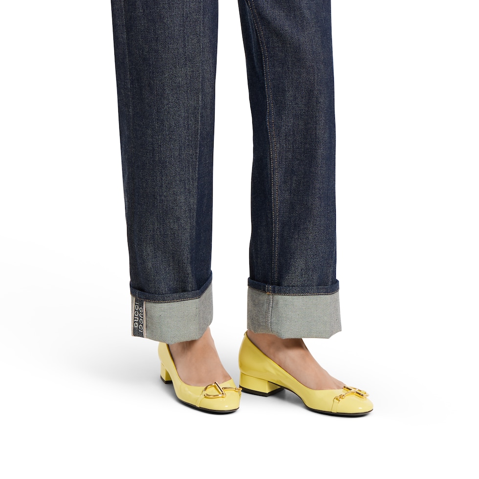 Women's ballet flat with half Horsebit