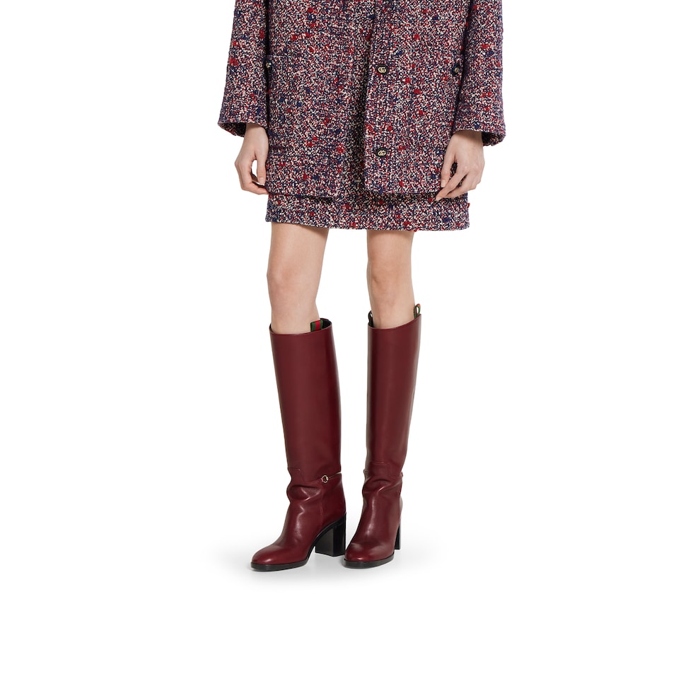 Women's boot with slim Horsebit  