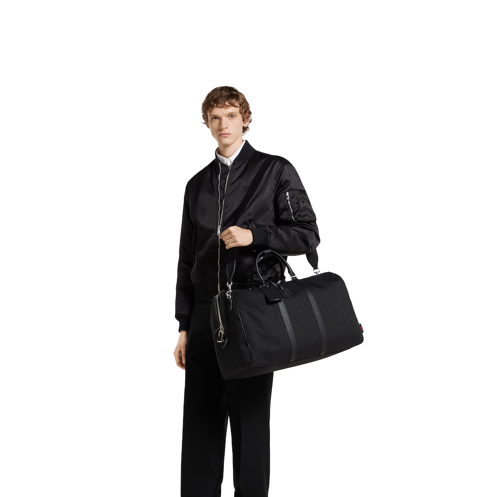 GG canvas large duffle bag 