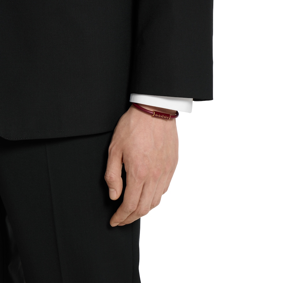 Bracelet with enamel Gucci