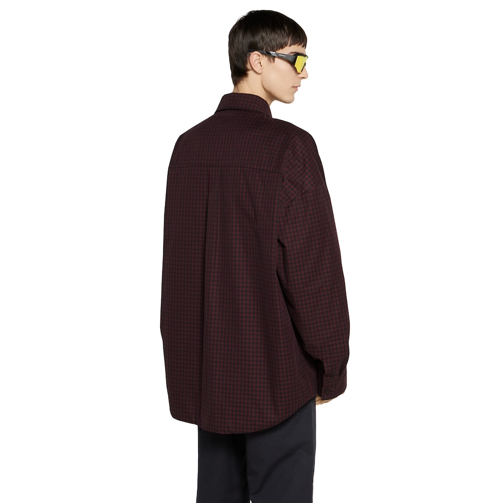 Veste matelassée en coton motif vichy