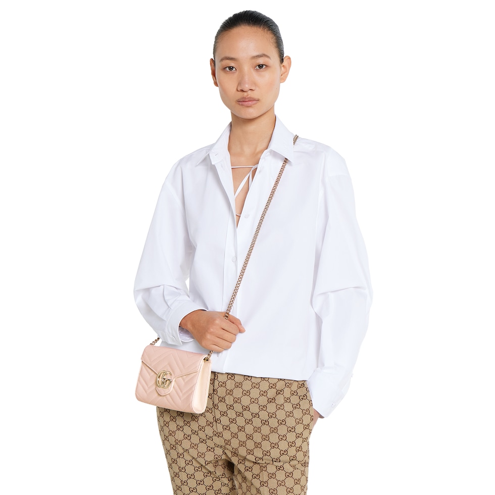 GG Marmont wallet on chain