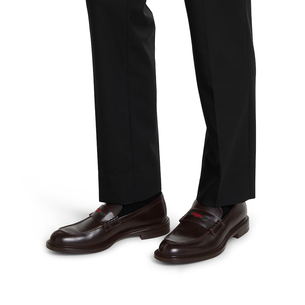 Mocasín con tribanda Web para hombre