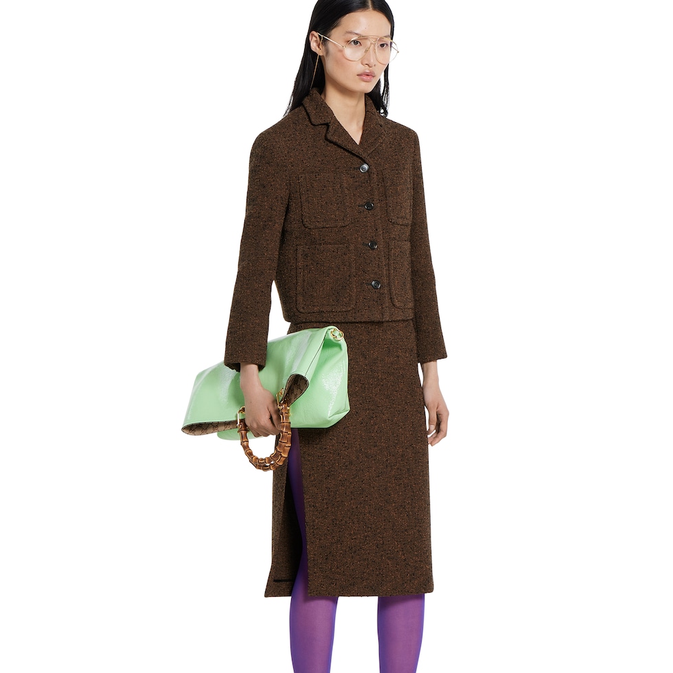 Bamboo large reversible tote bag