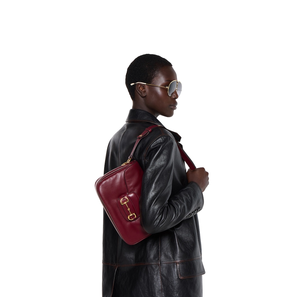 Gucci Horsebit 1955 Aura small shoulder bag
