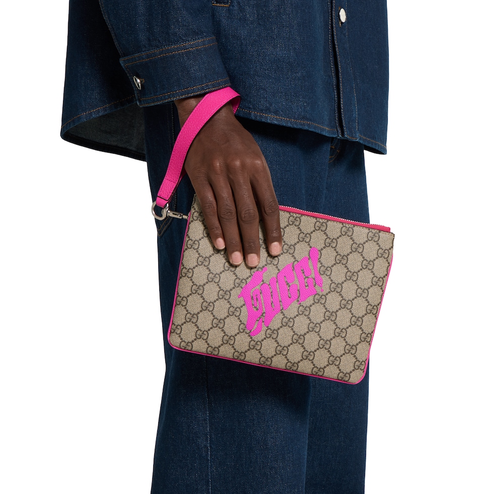 Small pouch with print