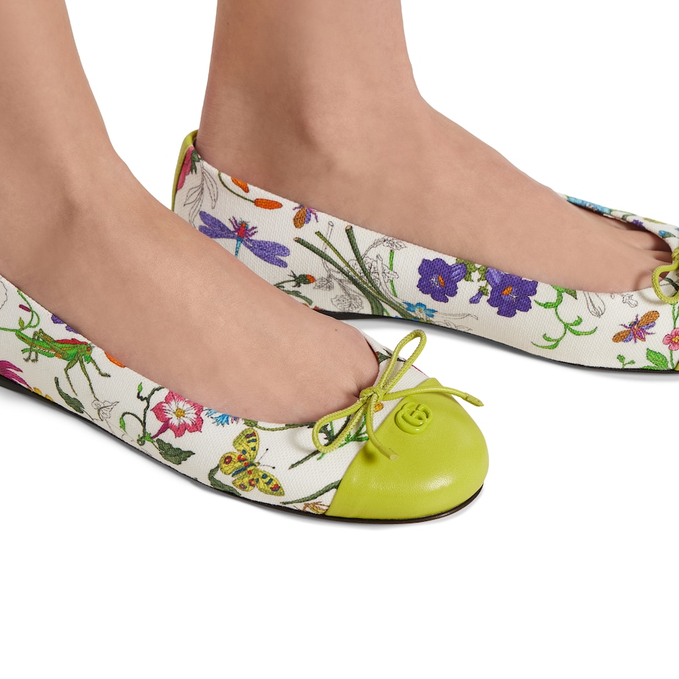 Women's printed ballet flat