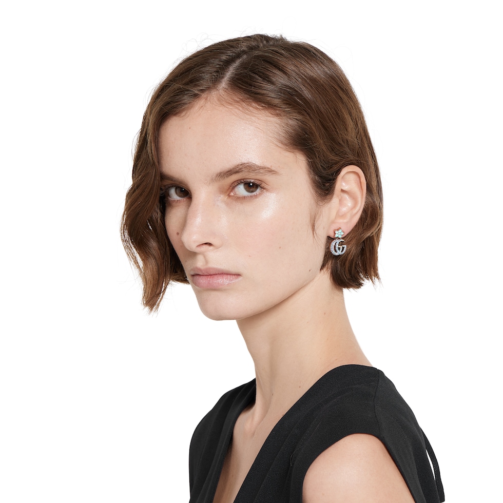 GG Marmont crystal earrings