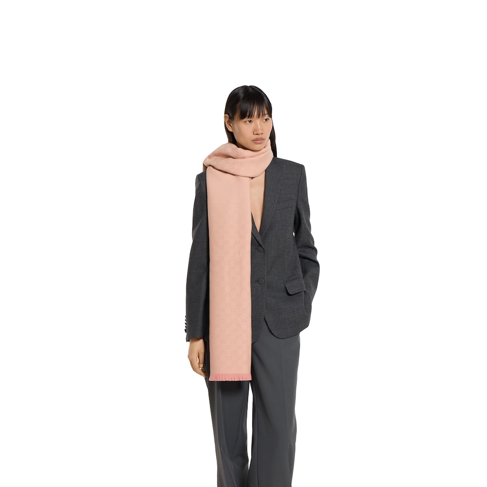GG wool scarf