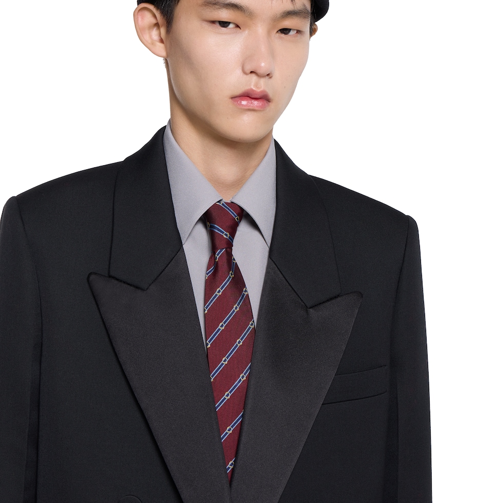 Silk jacquard tie