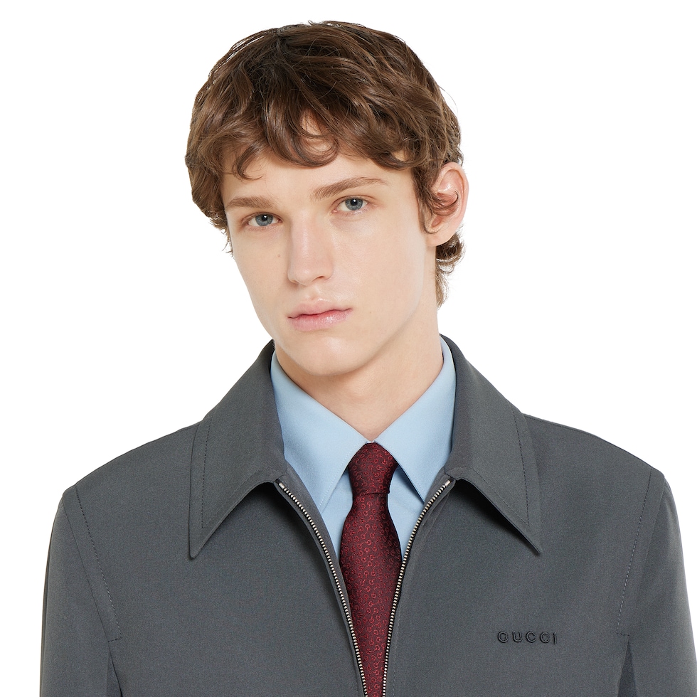 Silk jacquard tie