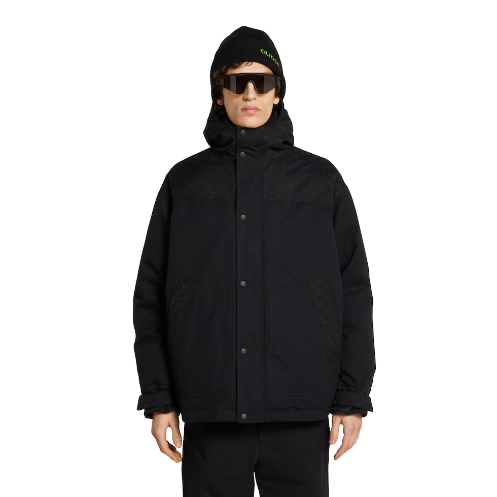 Cotton ripstop padded jacket