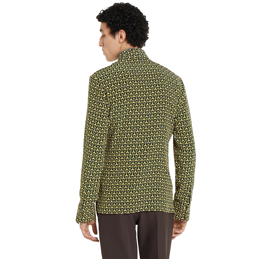 Camisa de crêpe de Chine de seda 