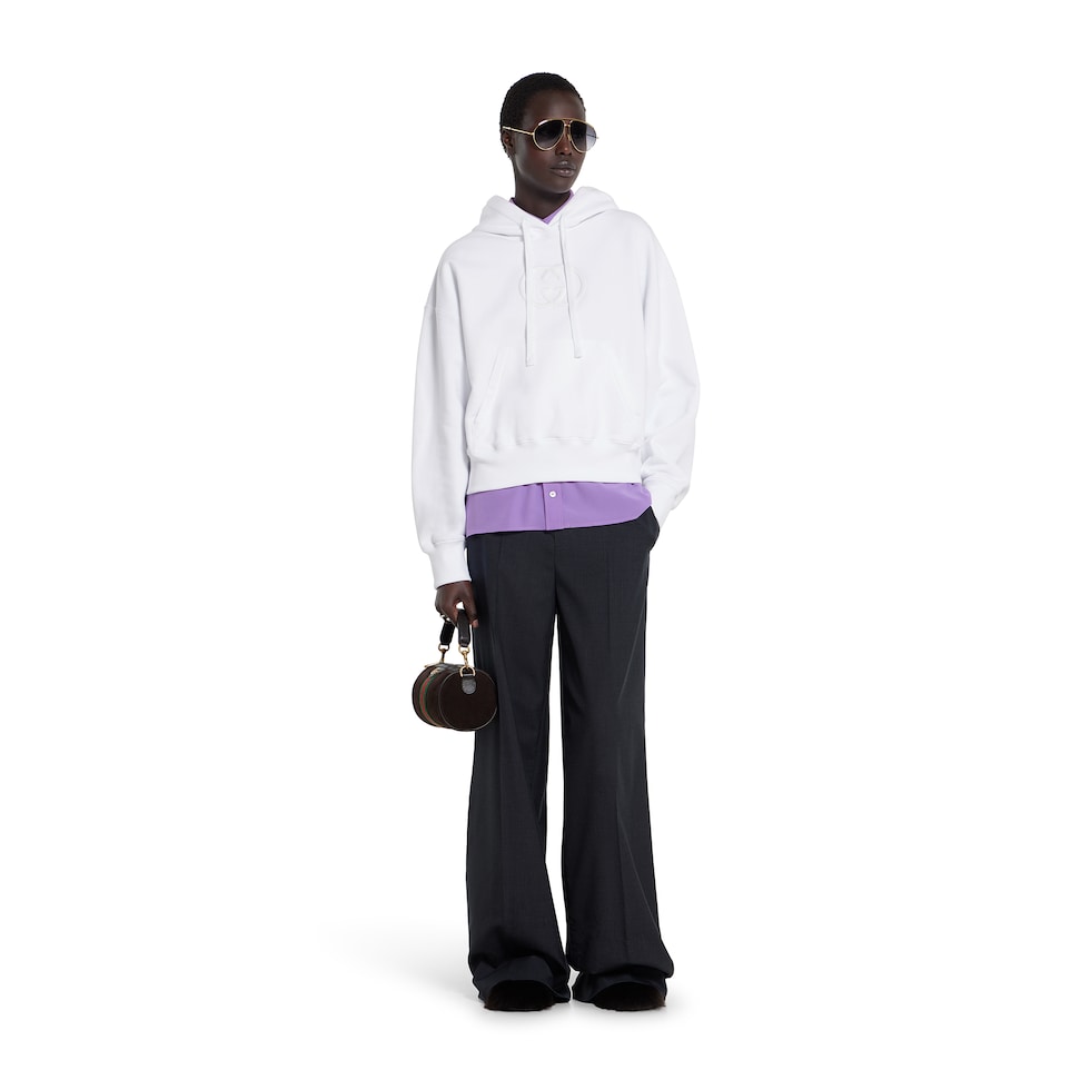 Brushed cotton sweatshirt