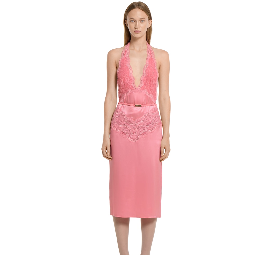 Silk satin dress