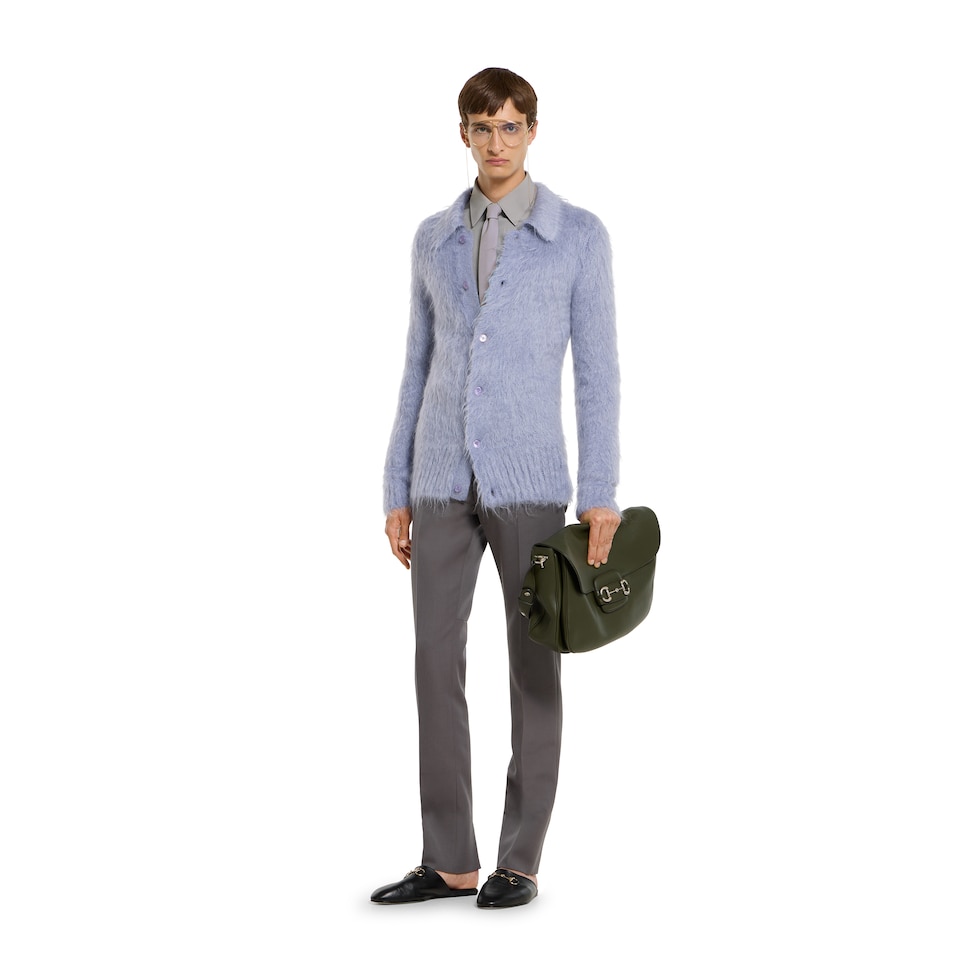 Technical panama shirt with Horsebit