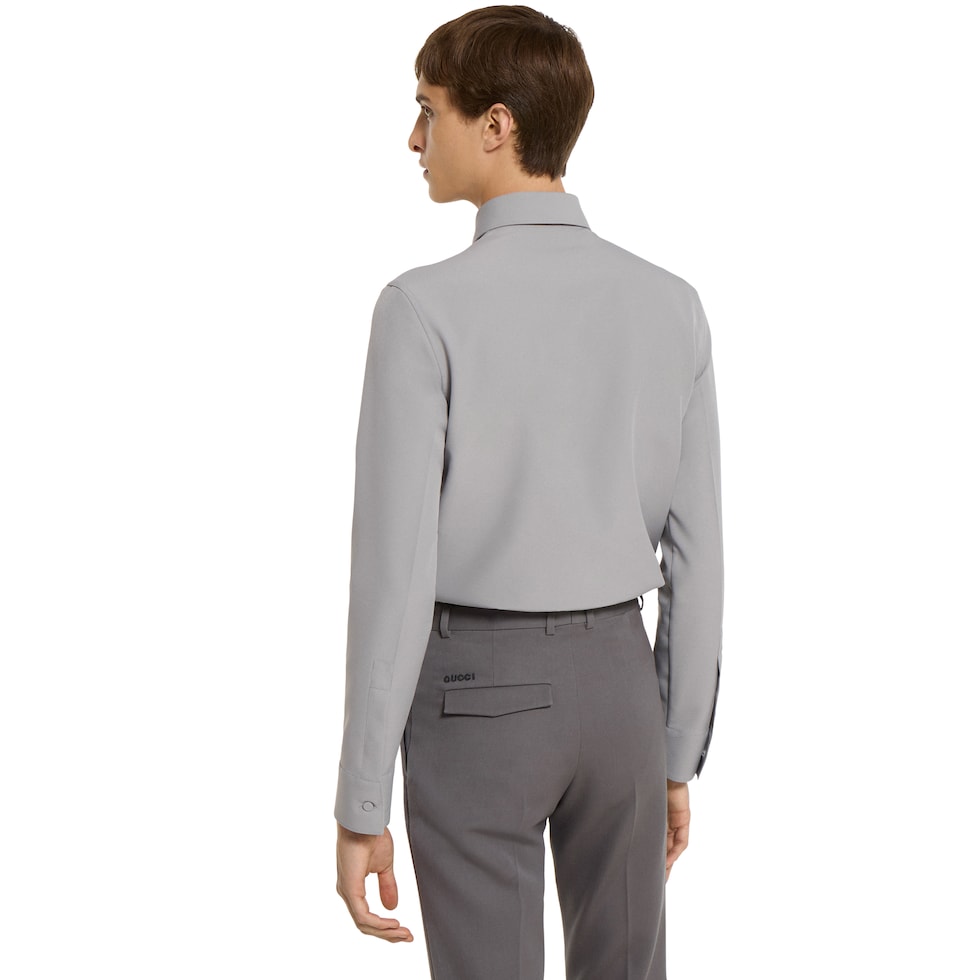 Technical panama shirt with Horsebit