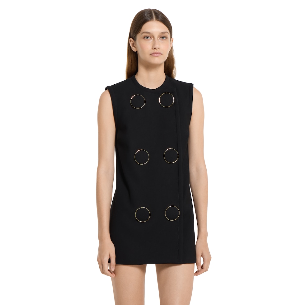 Vest with maxi buttons