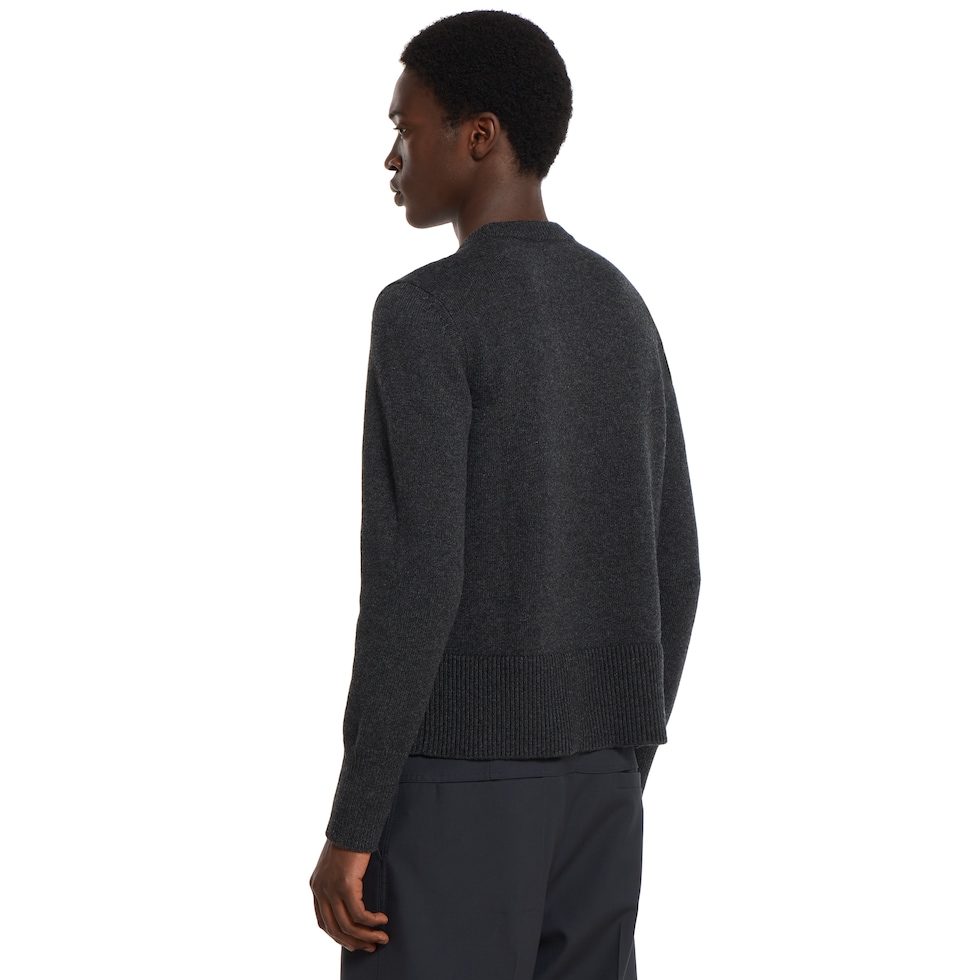 Cashmere sweater with GG