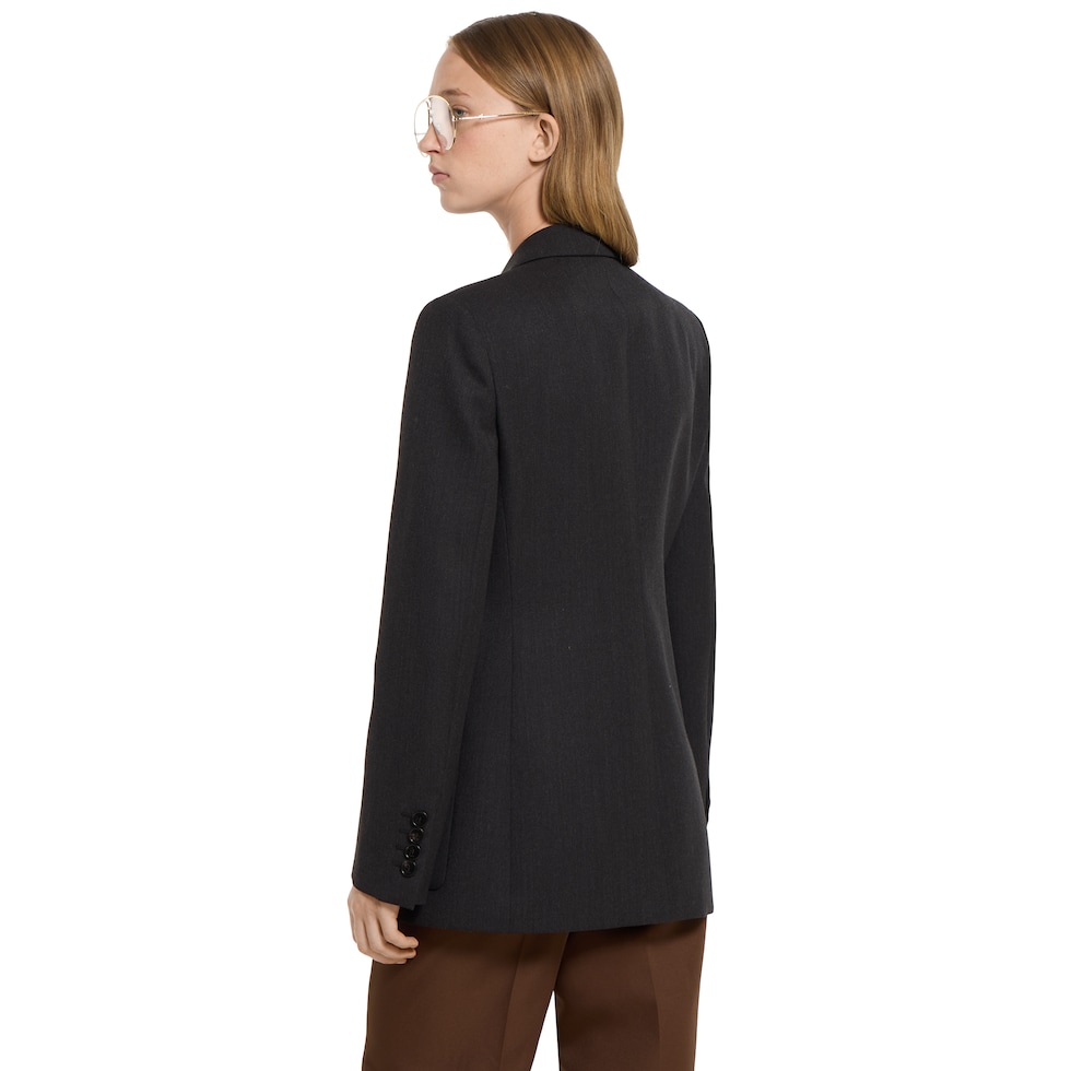 Wool mohair jacket