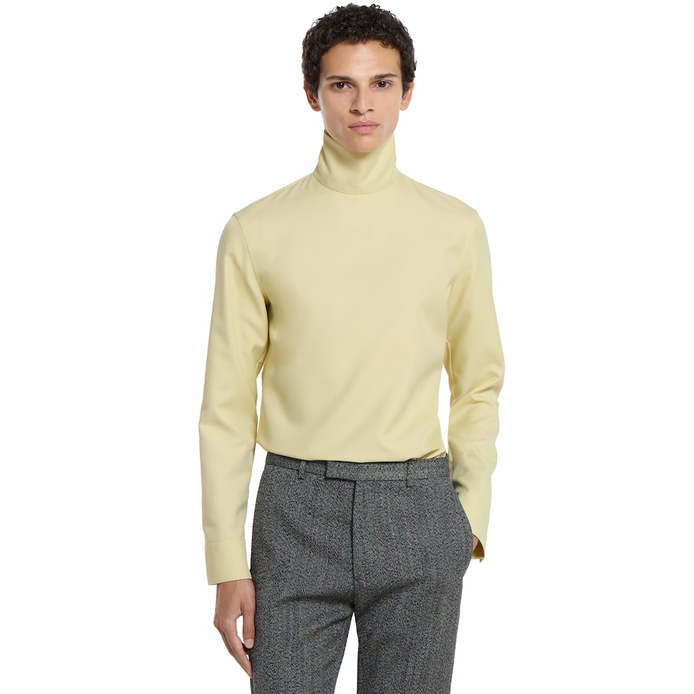 Polyester twill shirt