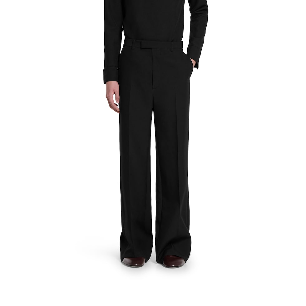 Silk twill pant