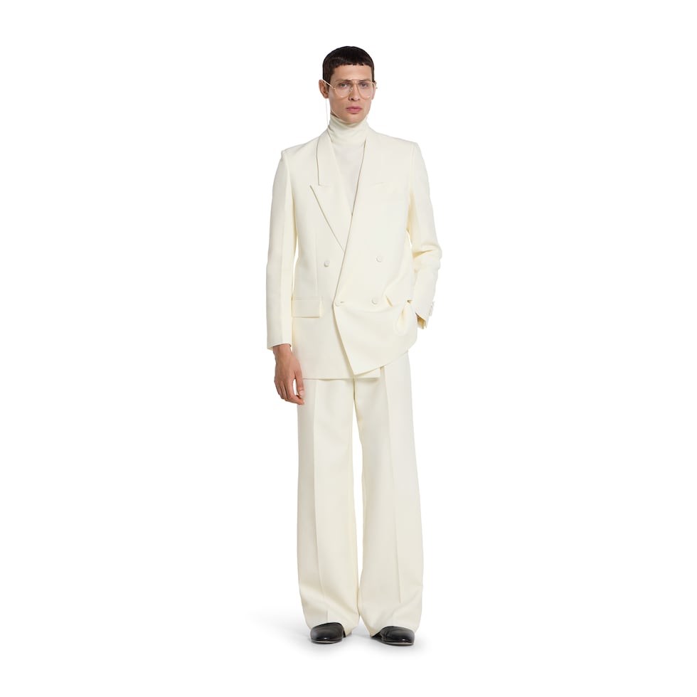 Silk twill pant