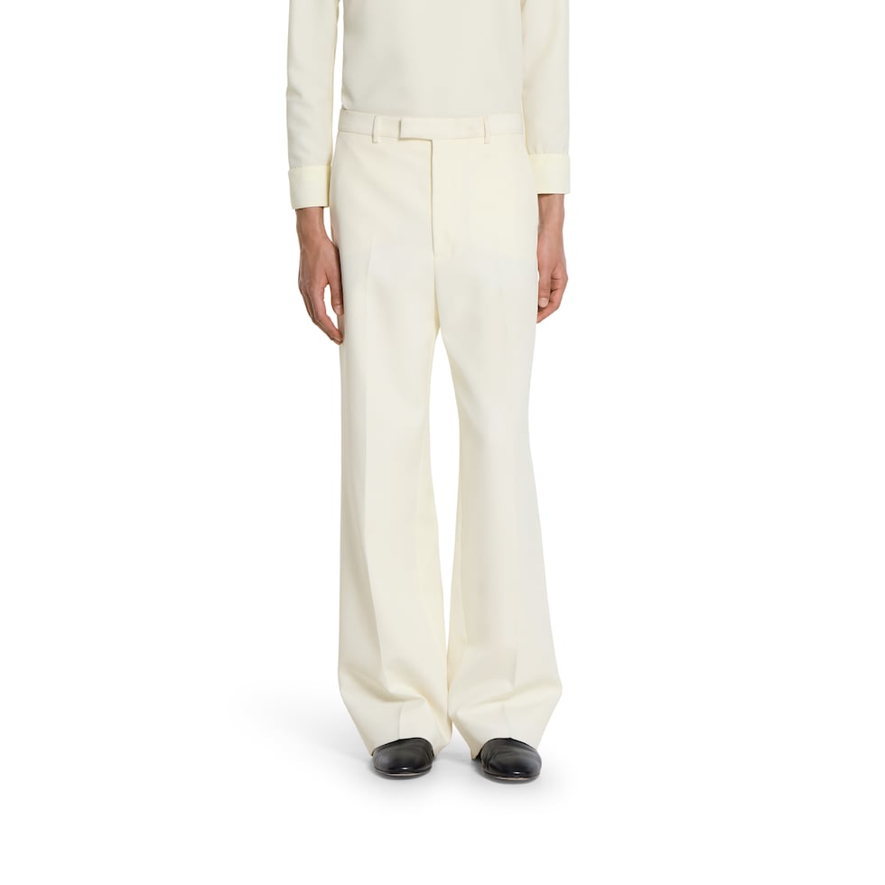 Silk twill pant