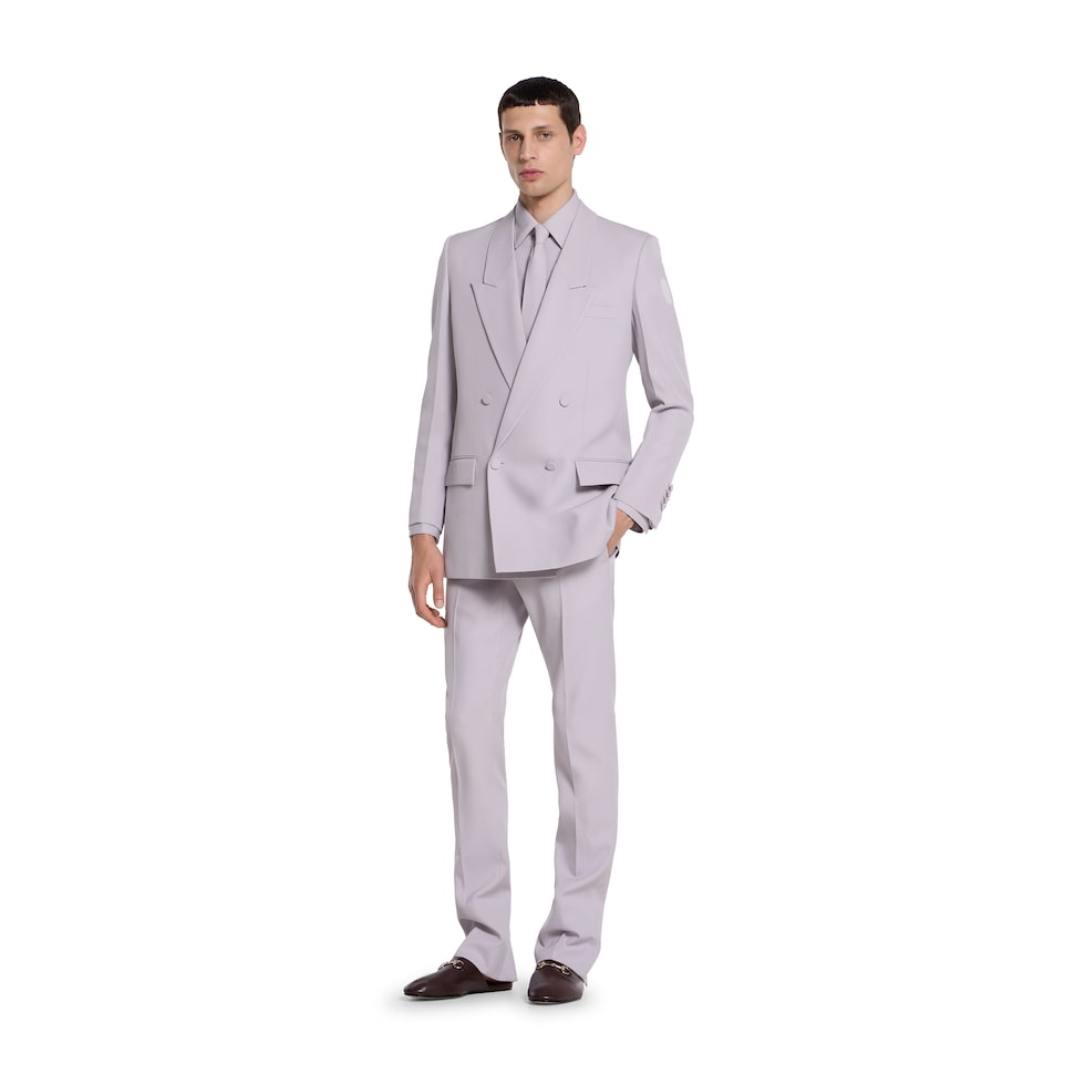 Dry wool gabardine pant