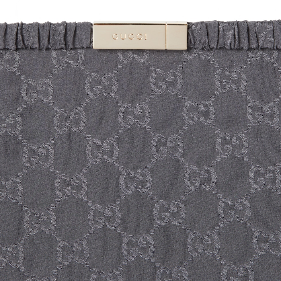 GG桑蚕丝棉混纺提花半身裙