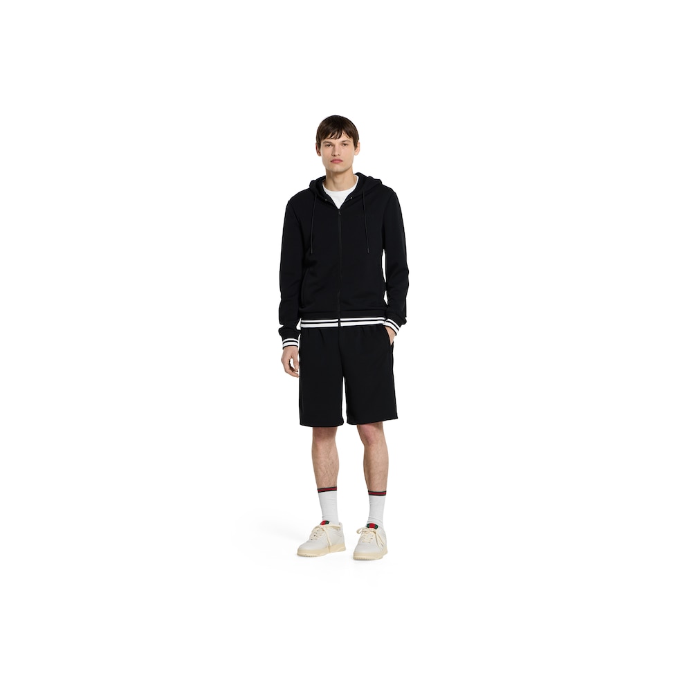 Technical jersey shorts with logo