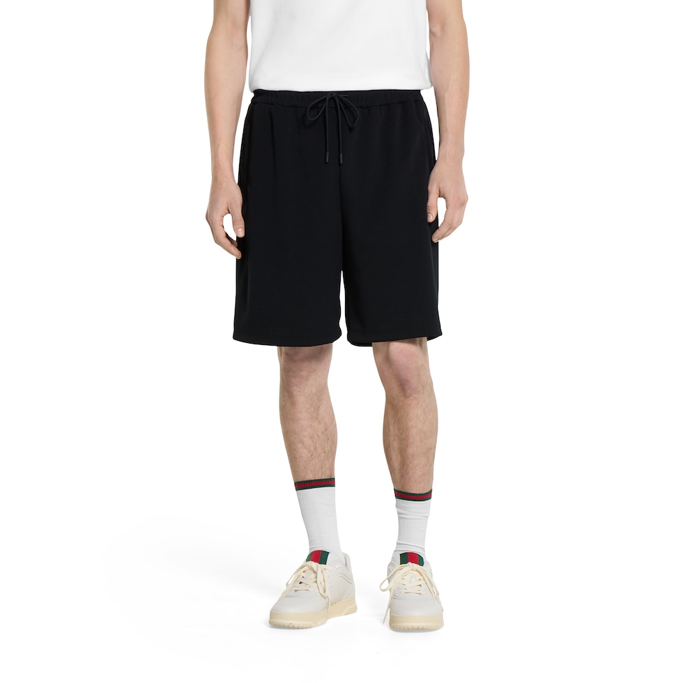 Technical jersey shorts with logo