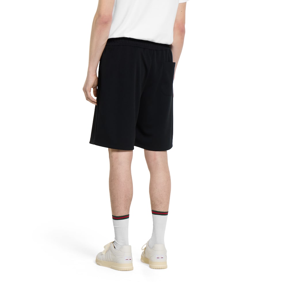 Technical jersey shorts with logo